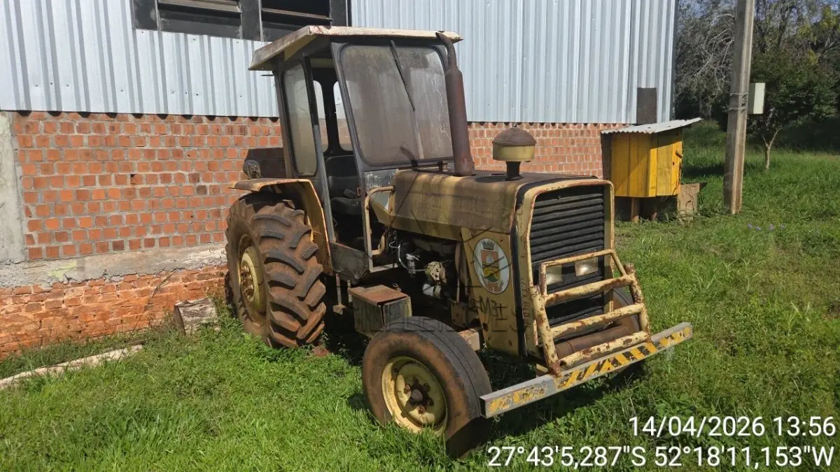 LOTE 005 - TRATOR M-31 MASSEY FERGUSON 265 AMARELO PATRIMÔNIO 36180