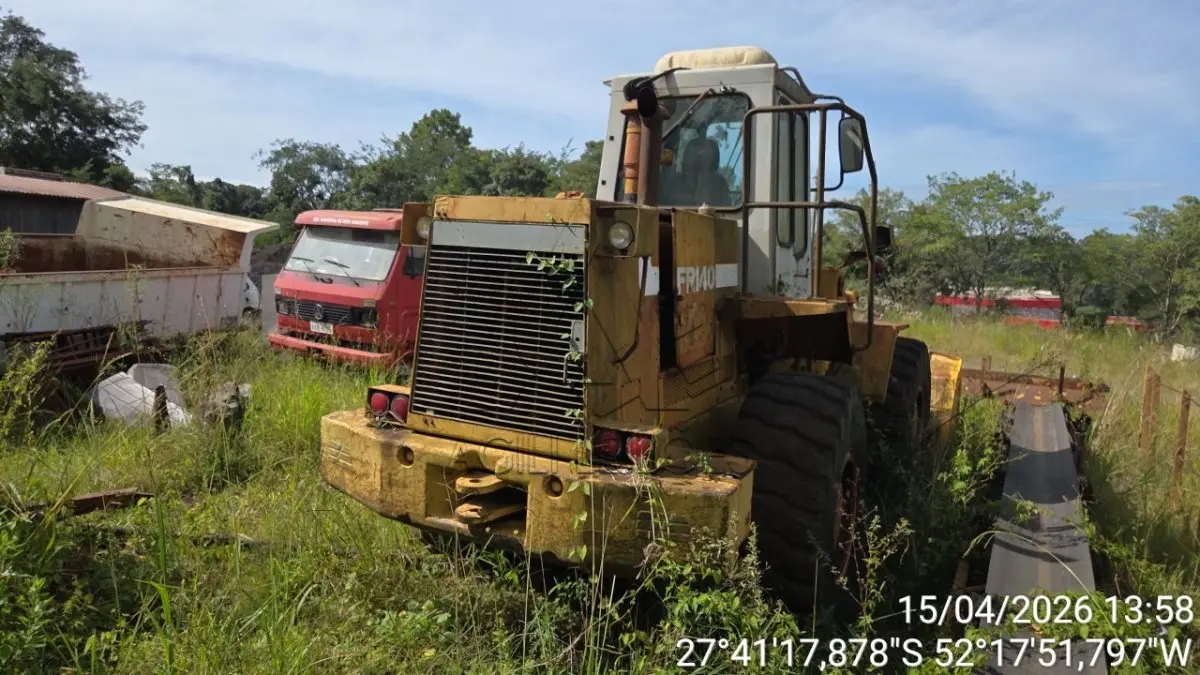 LOTE 006 - VEICULO	 	M-15	 	CARREGADEIRA 	FIATALIS
MOD.140B, PATRIMÔNIO 47371