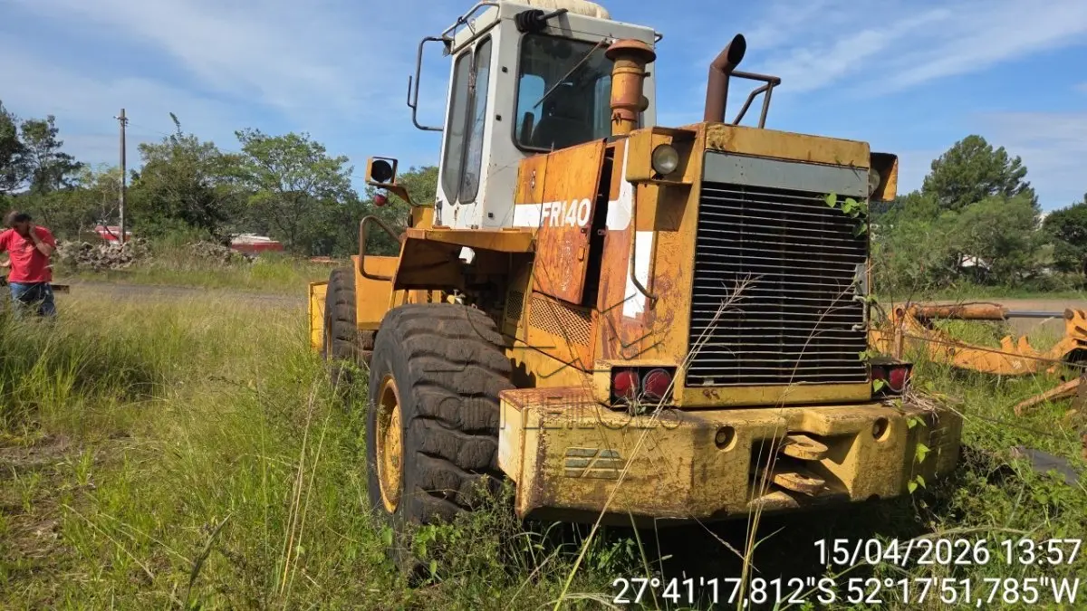 LOTE 006 - VEICULO	 	M-15	 	CARREGADEIRA 	FIATALIS
MOD.140B, PATRIMÔNIO 47371