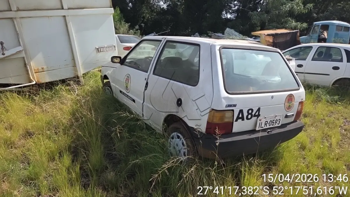LOTE 010 - A-84 UNO MILE, PLACA ILR 0593, PATRIMÔNIO 38806