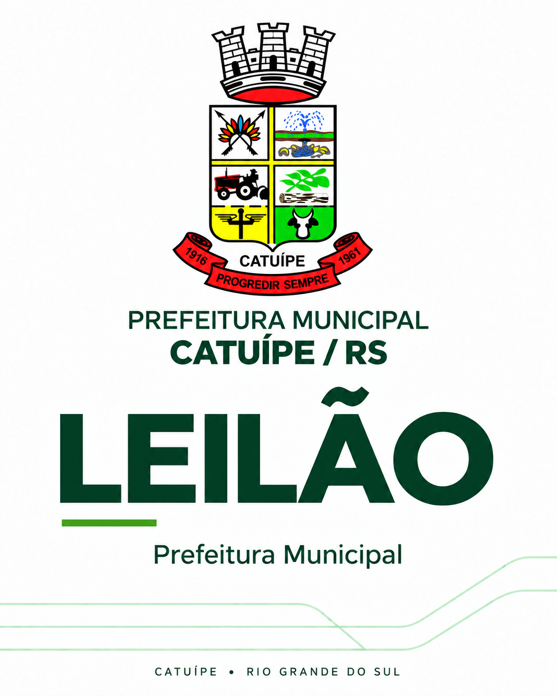 Leilão Prefeitura Catuípe/RS